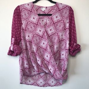 Anthropologie Kut From The Kloth Blouse Purple